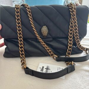 Kurt Geiger SoHo Large Leather Black Bag